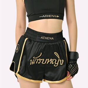 Artemisia Muay Thai Shorts (Black/Gold) xxl Asian size US m/l